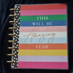 Colorful Striped Happy Planner 2022-2023